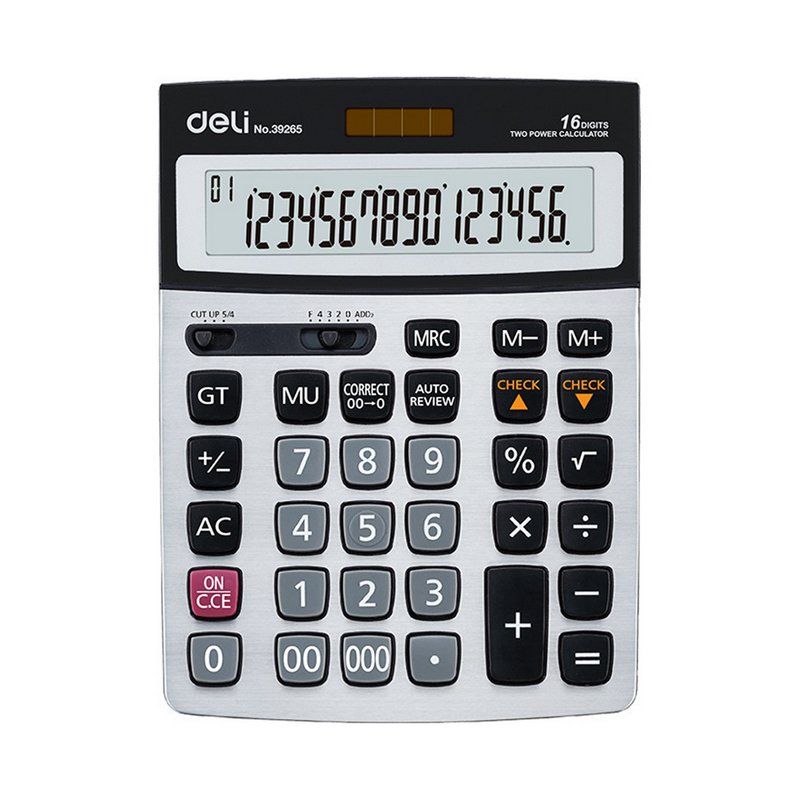 CALCULATRICE BUR DELI E39265 SILV