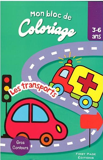 MON BLOC DE COLORIAGE (LES TRANSPORTS)