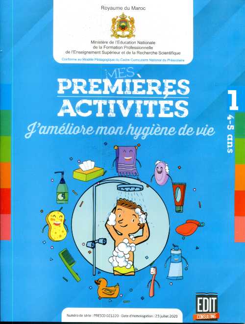 MES PREMIERES ACTIVITES 4/5 PROJET 1 : J'AMELIORE MON HYGIENE DE VIE