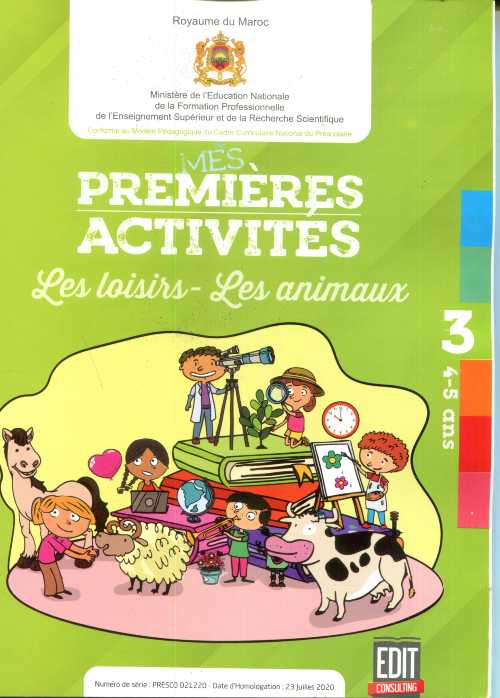 MES PREMIERES ACTIVITES 4/5 PROJET 3 : LES LOISIRS - LES ANIMAUX