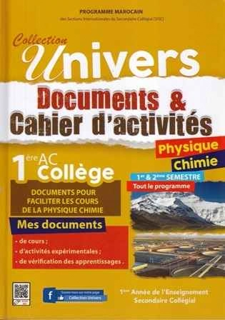 UNIVERS DOCUMENTS & CAHIER ACTIV 1AC